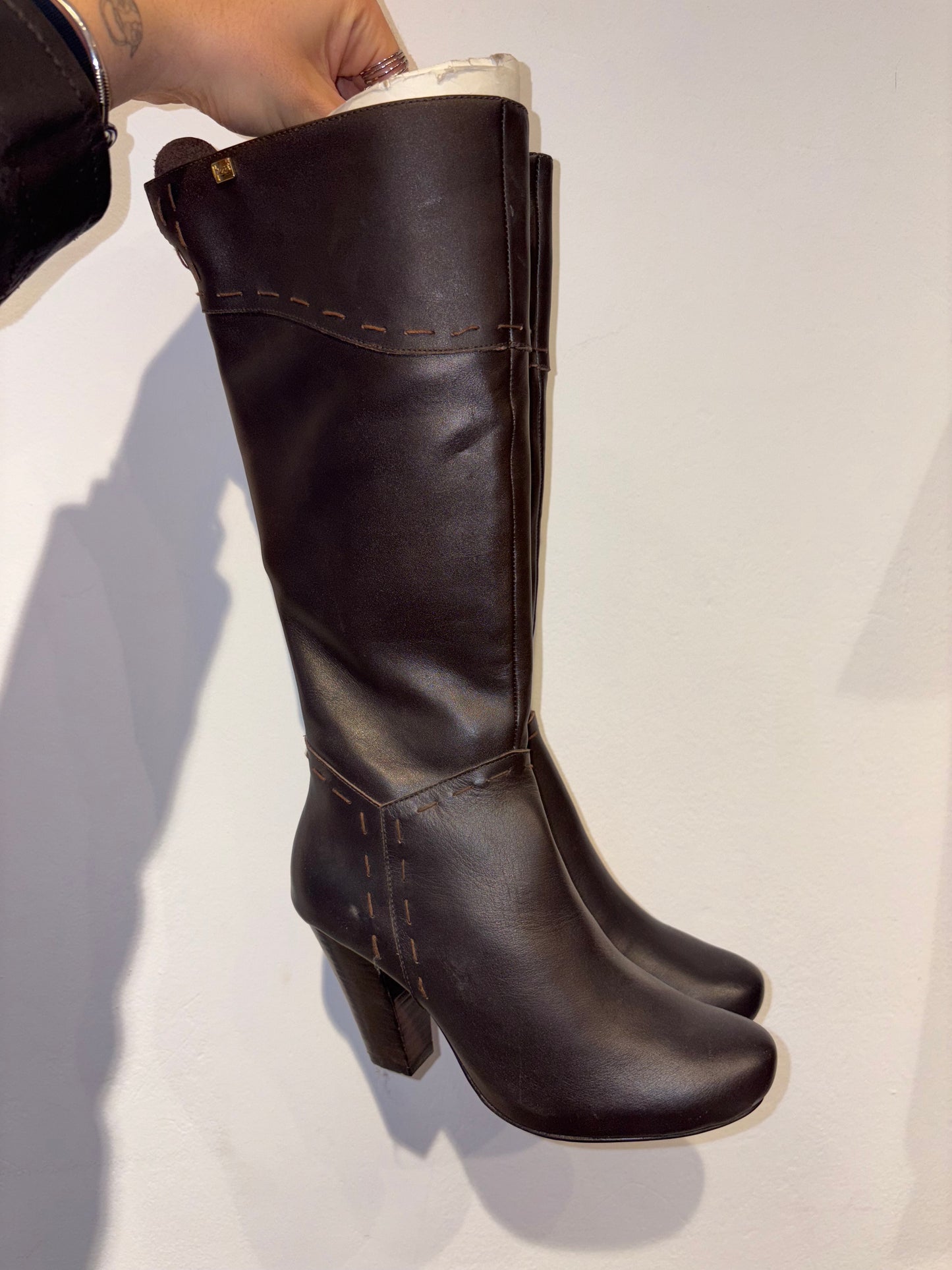 Y2k boots with side zipper (Deadstock)