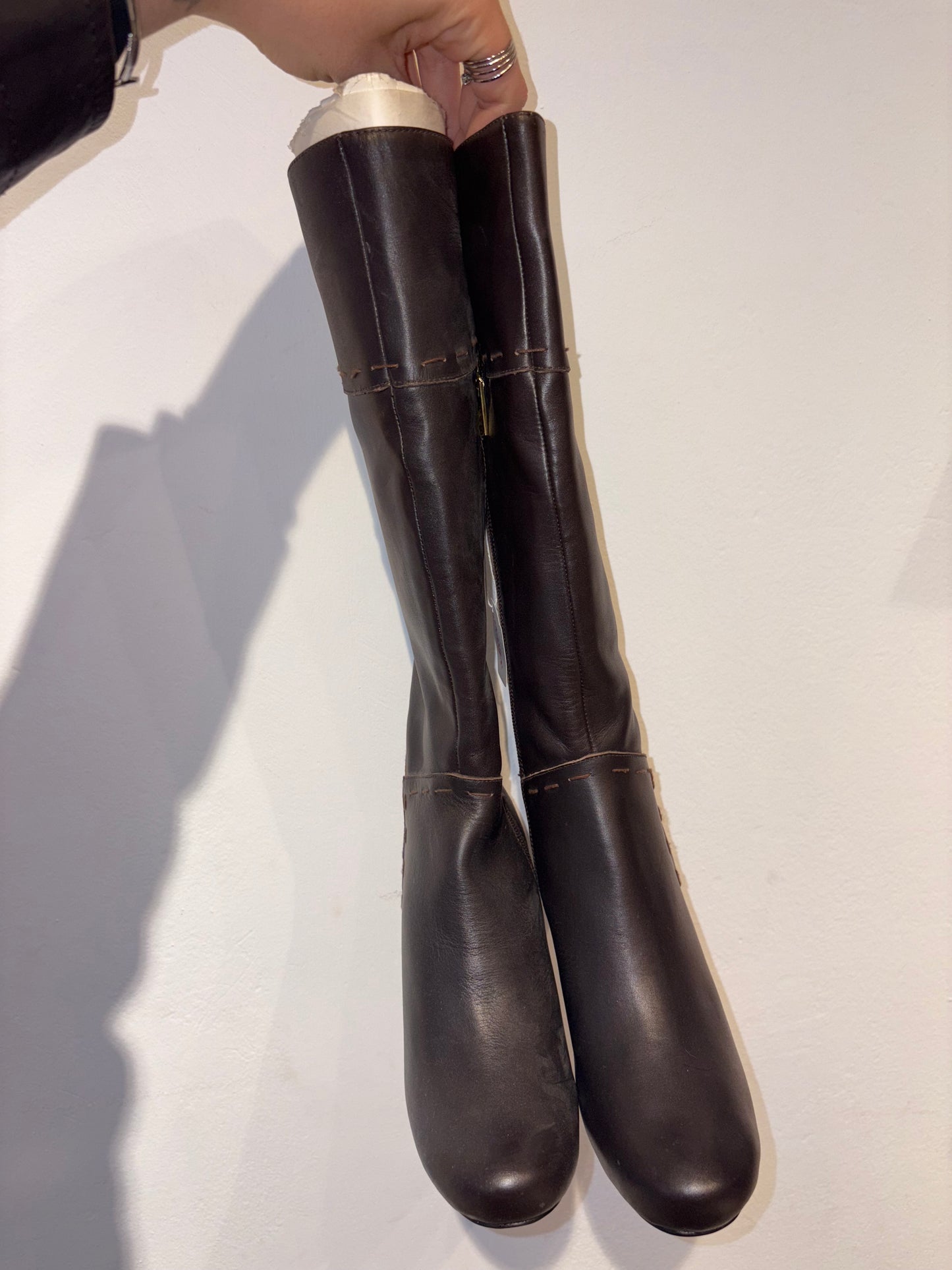 Y2k boots with side zipper (Deadstock)