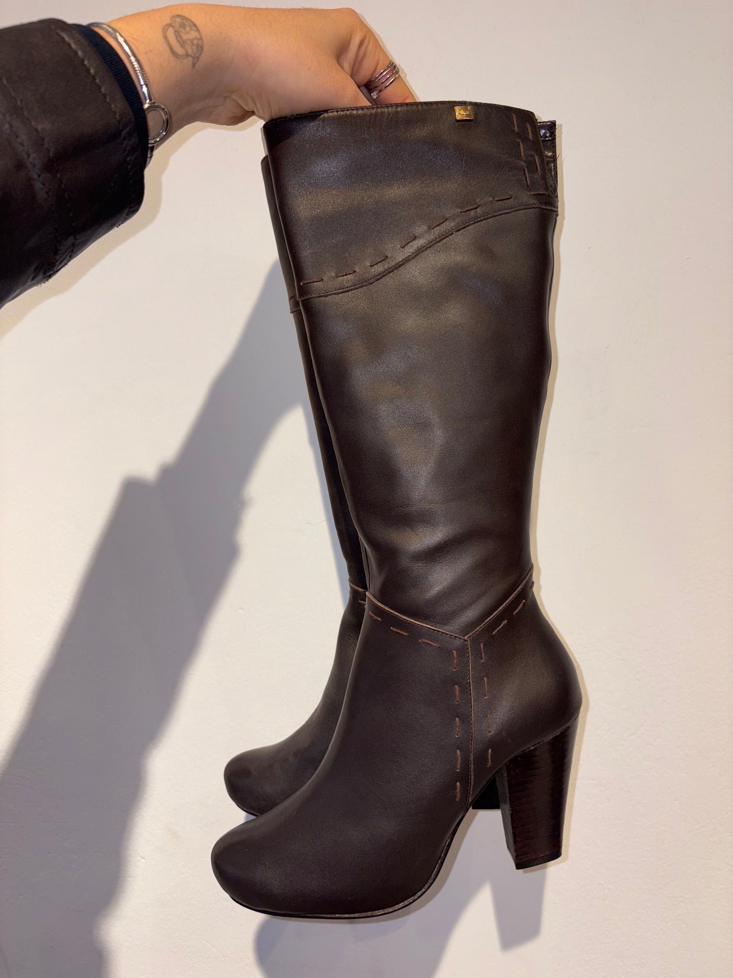 Y2k boots with side zipper (Deadstock)