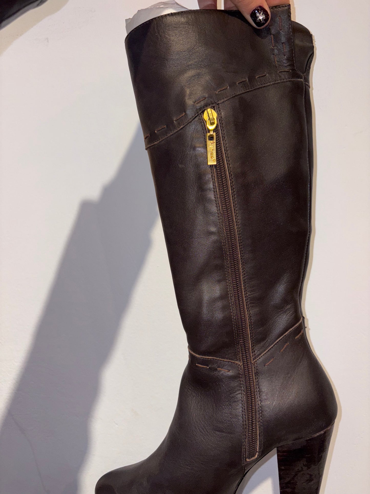 Y2k boots with side zipper (Deadstock)