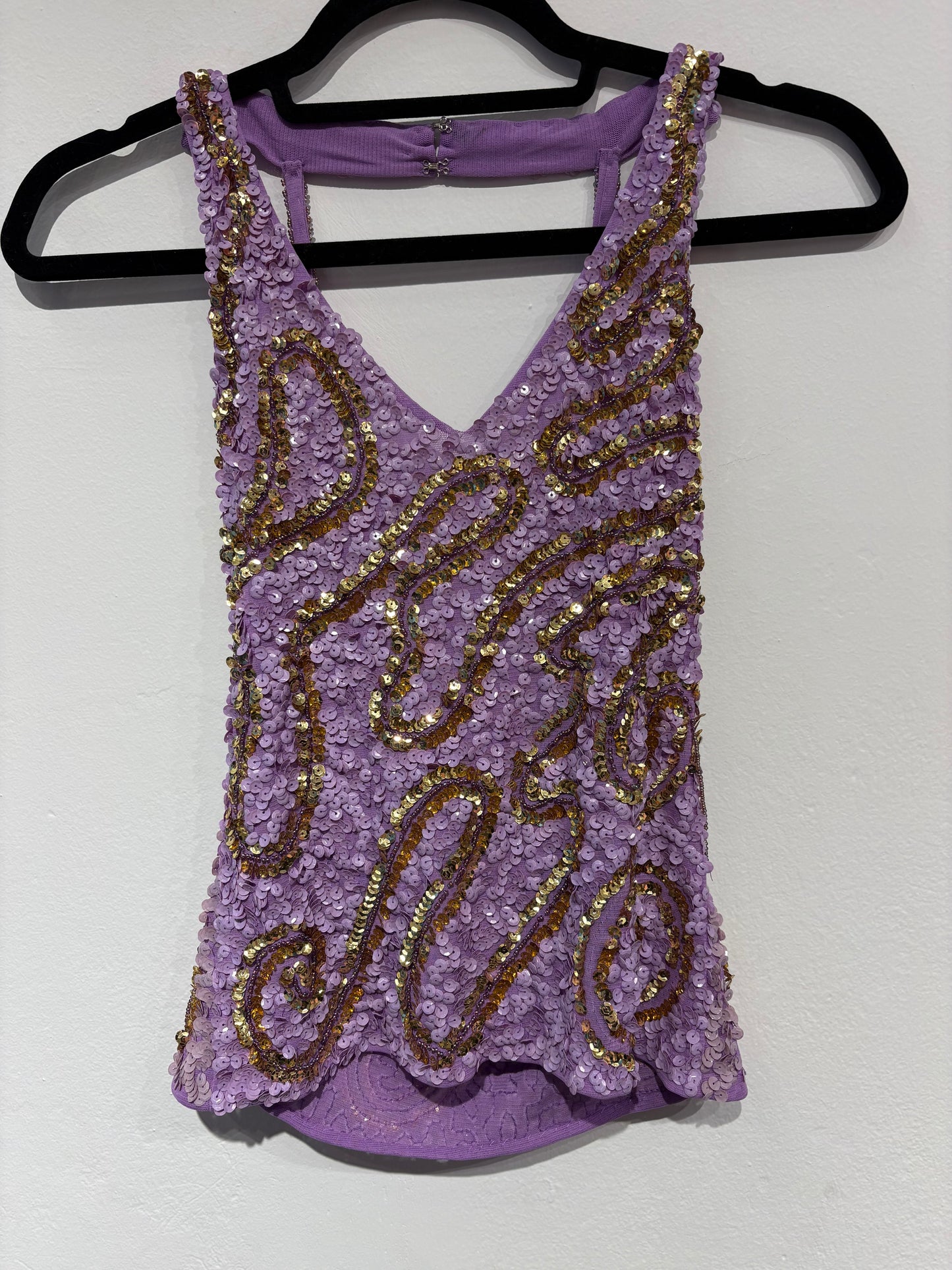 Sequin y2k top