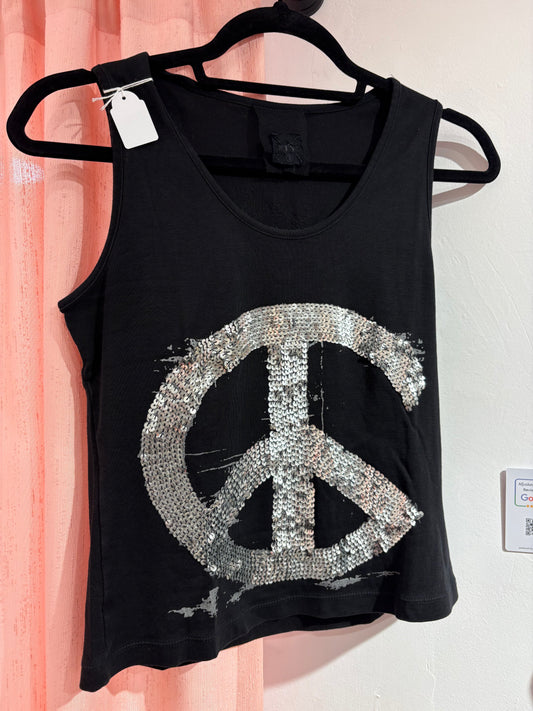 Super cool y2k top with sequin details (M)
