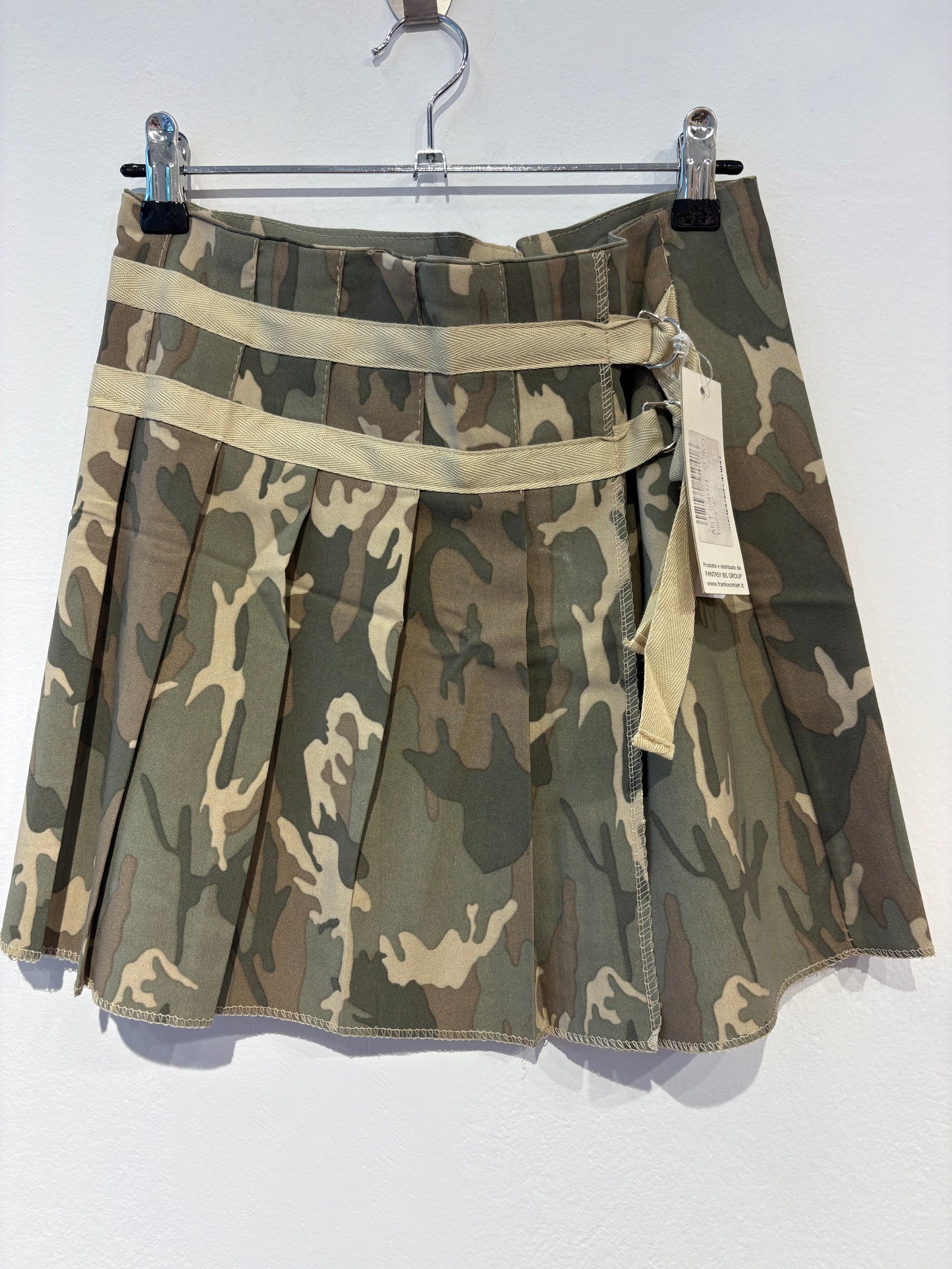 Y2k military mini skirt (XS)