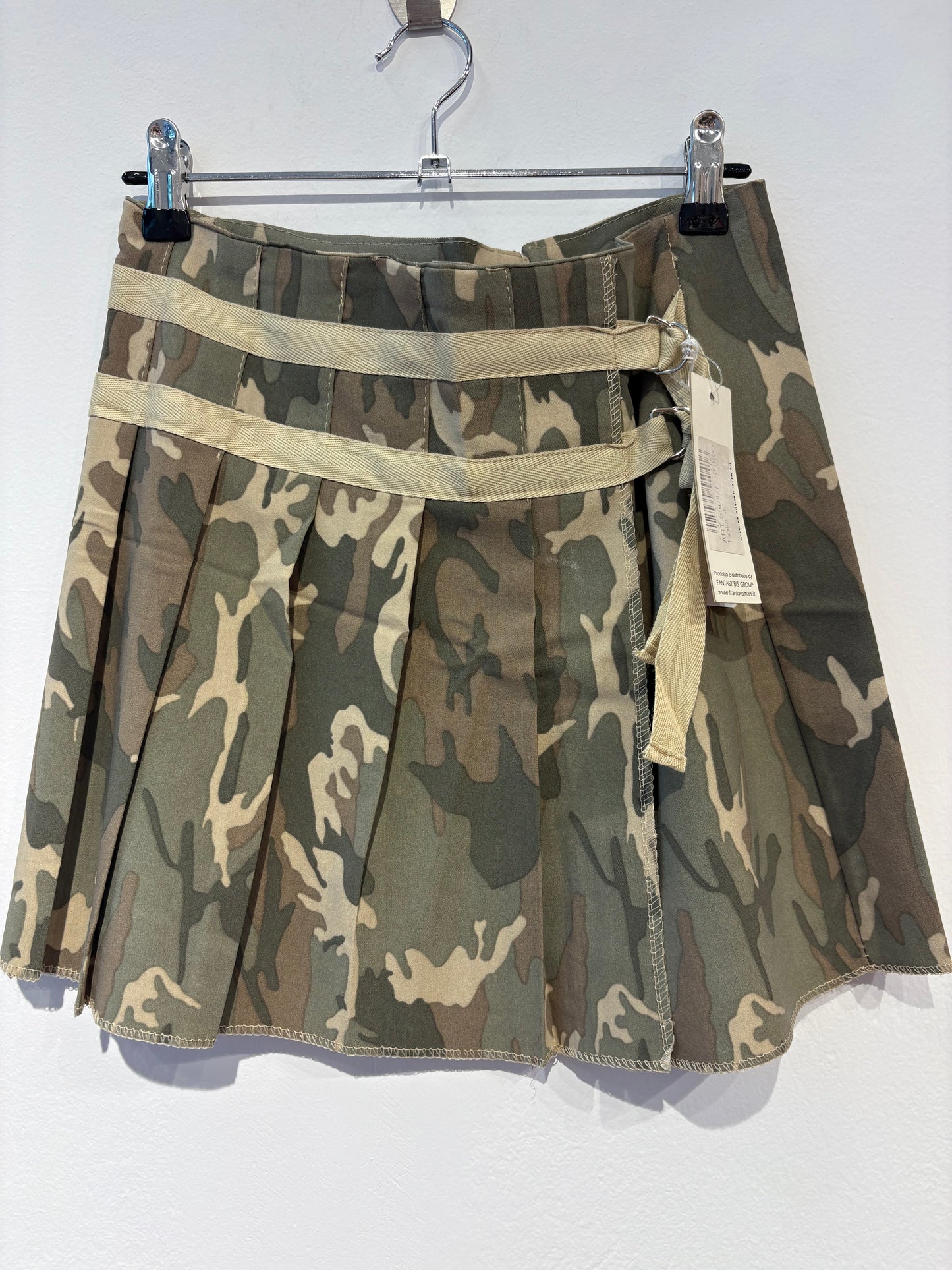 Y2k military mini skirt (XS)