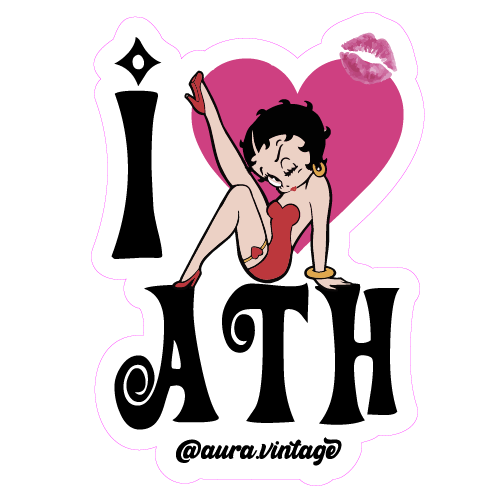 Sticker - Betty I <3 Ath