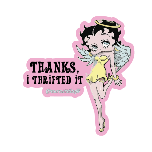 Sticker - Thank's, I thrifted it